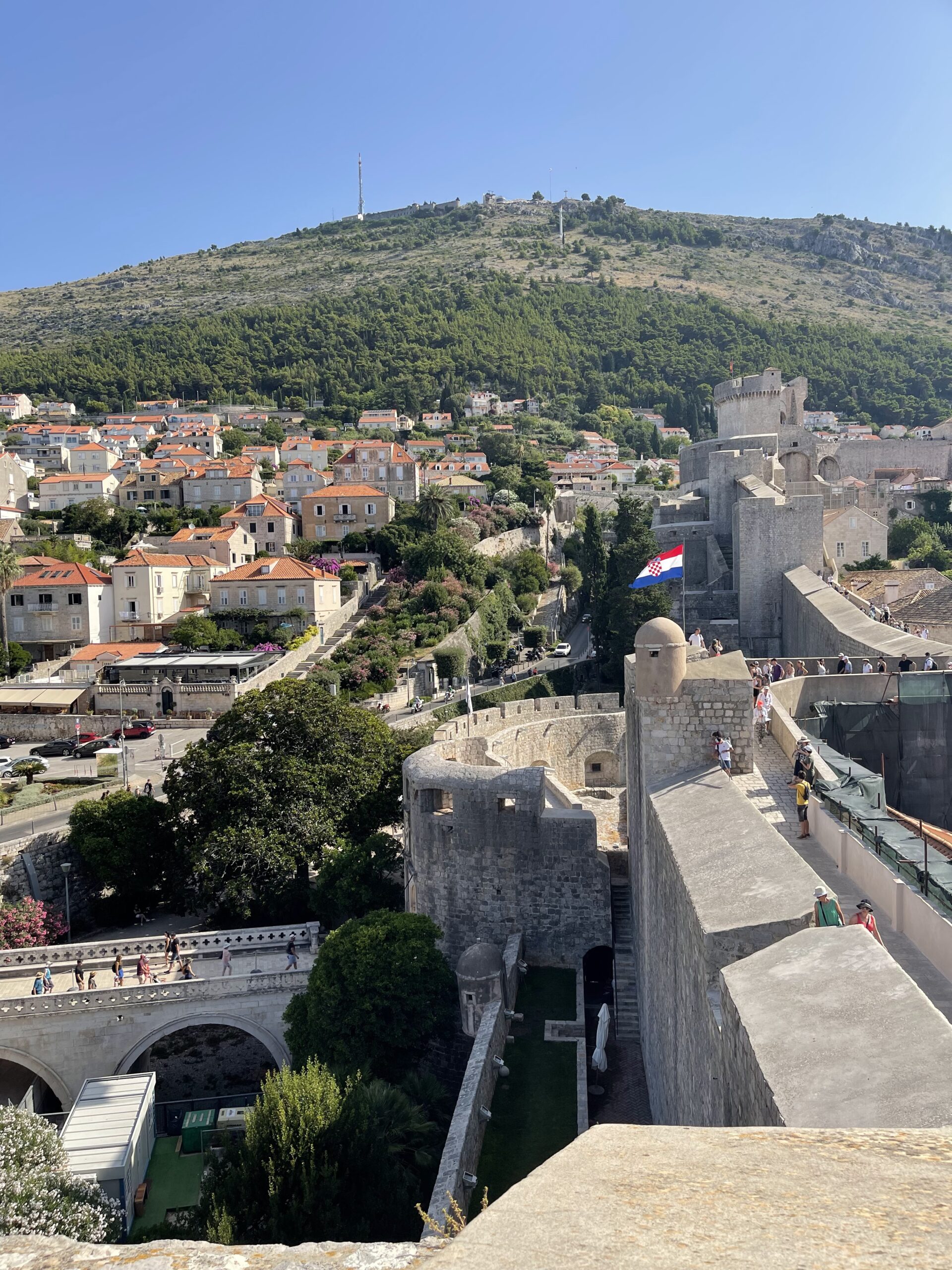 View from Dubrovnik's city walls