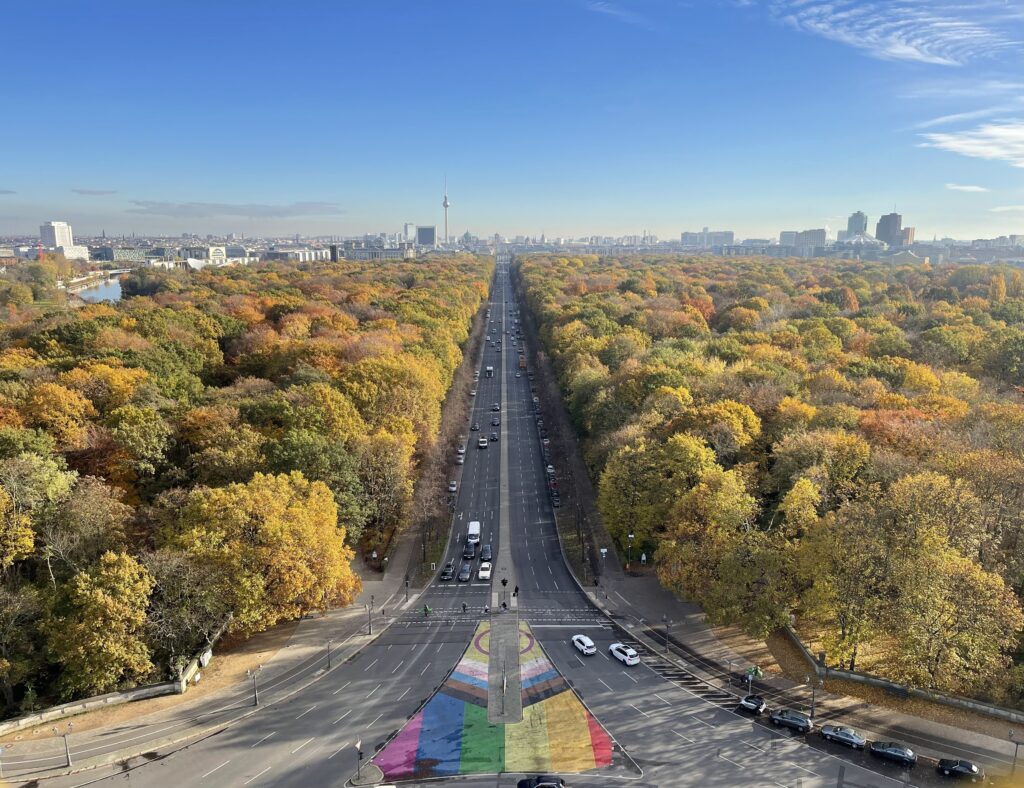 Skyline view of Berlin from the Victory Column 